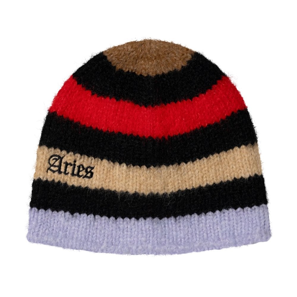 Brushed Stripe Beanie - Multi