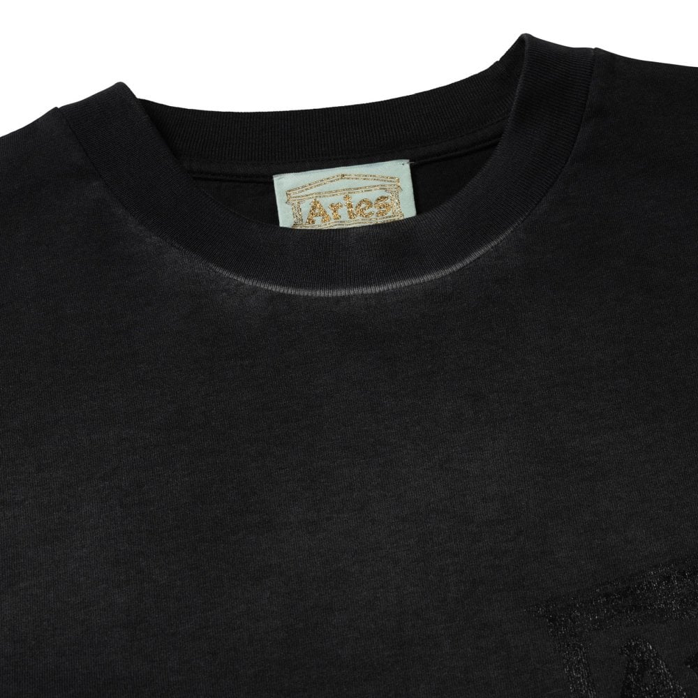 Sunbleached Ancient Temple SS Tee - Black