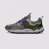 Yamano 3 Uni, Suede / Wool Knit Herringbone - Anthracite / Dark Grey / Black