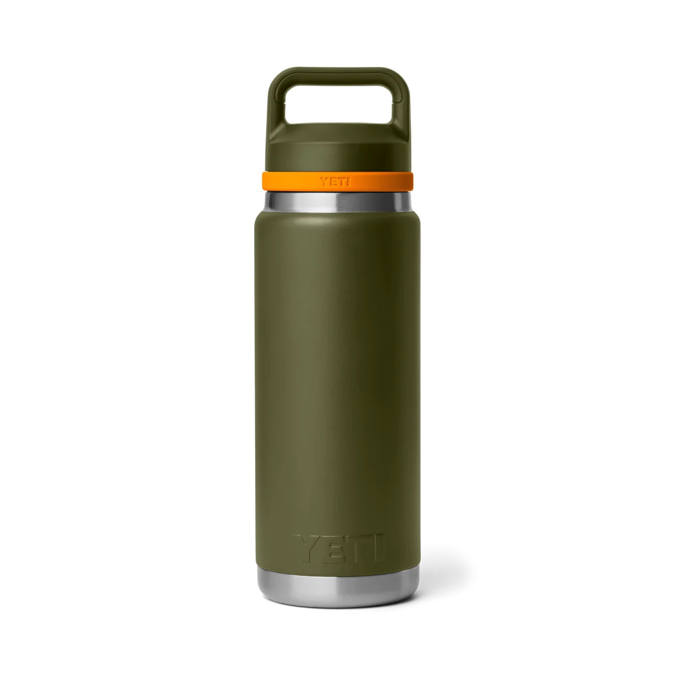 Rambler® 26 oz (769 ml) Bottle with Chug Cap - Olive/King Crab Orange