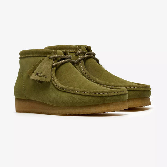 Wallabee Boot - Green Suede