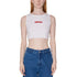 W' Speed II Morgan Raw Edge Rib Tank - White