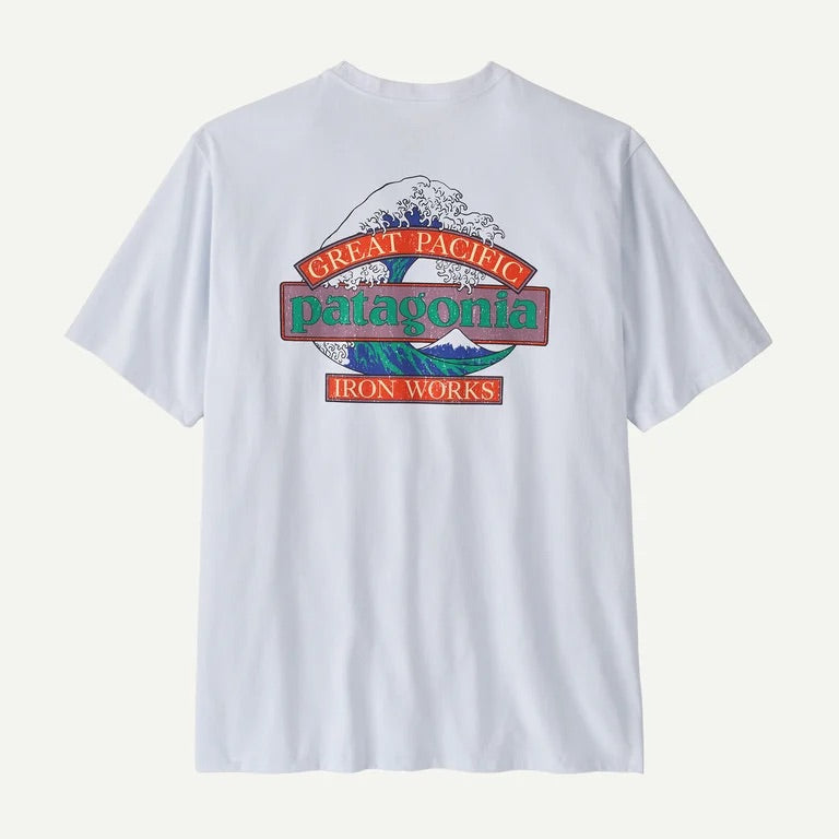 M's Great Waves Responsibili-Tee - White