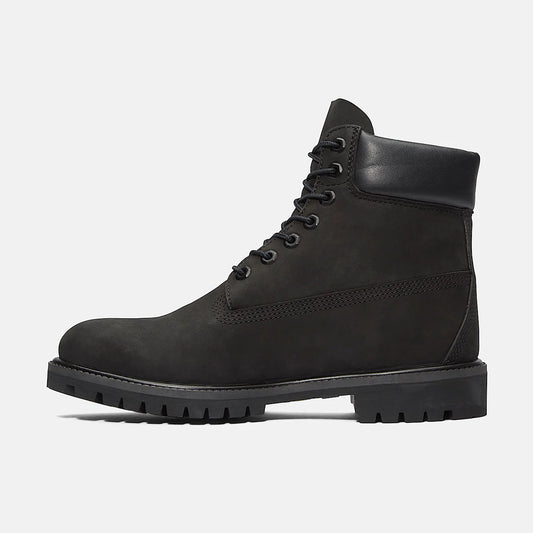 Premium 6" Lace Up Waterproof Boot - Black