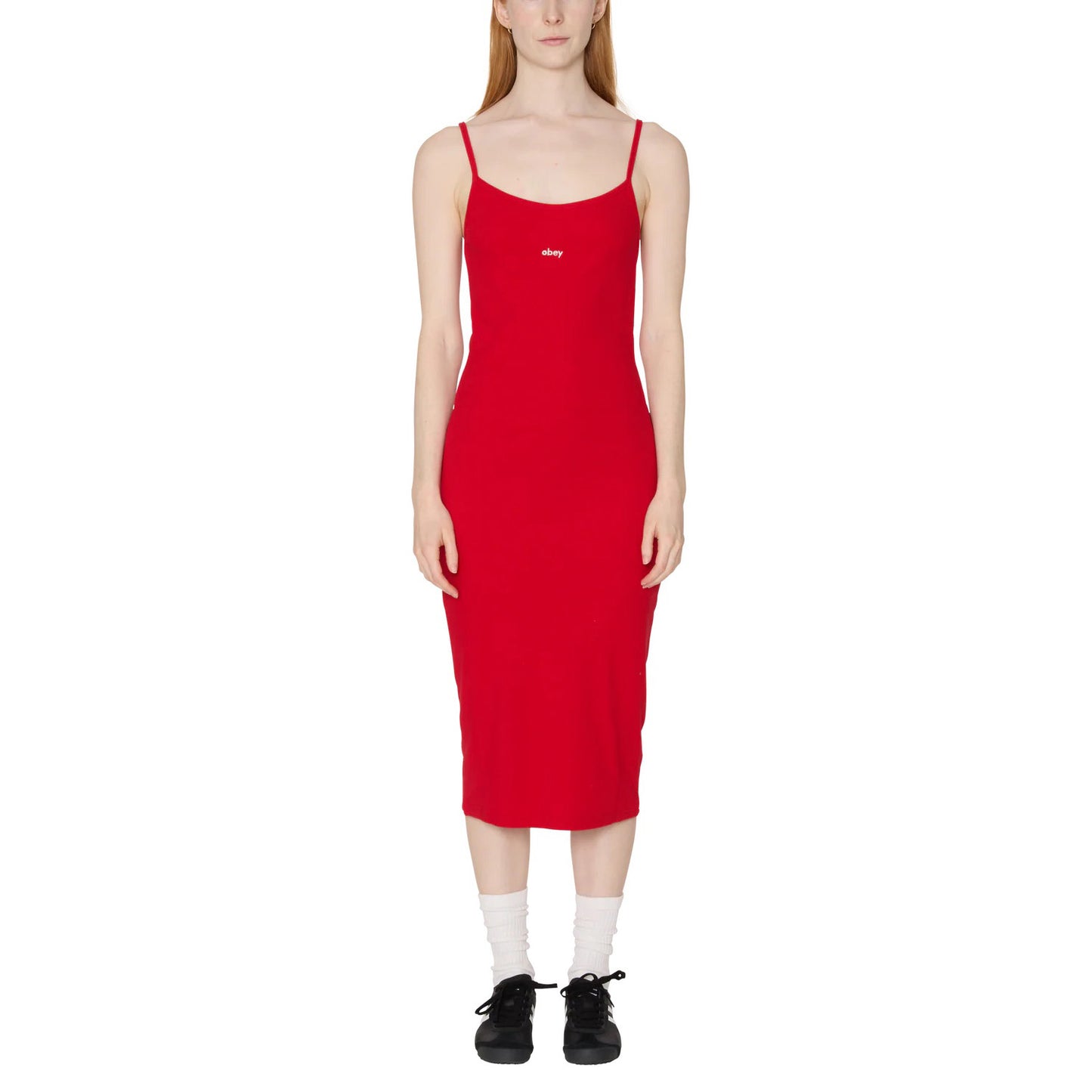 Bianca Long Tank Dress - Cherry