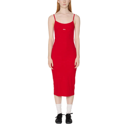 Bianca Long Tank Dress - Cherry