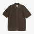 Fredensborg Mercerised Cotton Knitted Shirt - Turkish Coffee