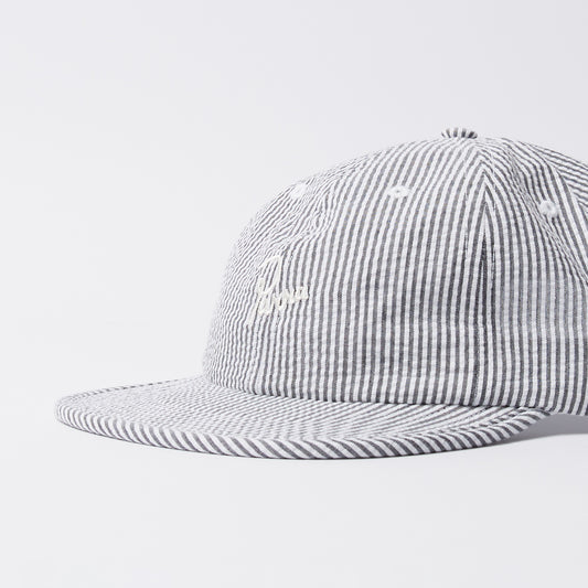 Signature 6 Panel Hat - Black