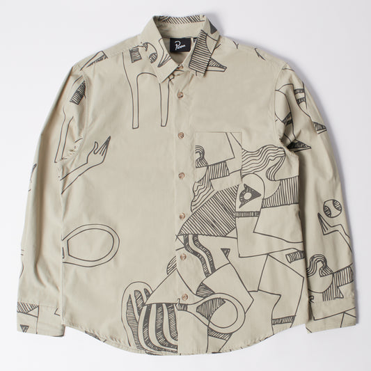 Pen Drawings Shirt - Sand