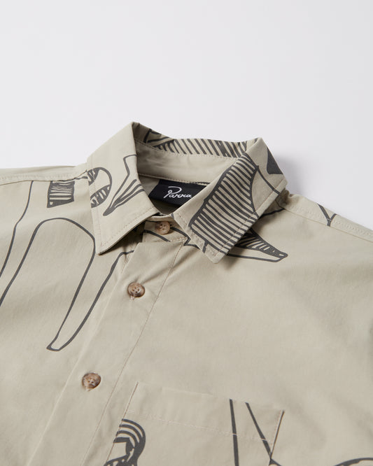 Pen Drawings Shirt - Sand