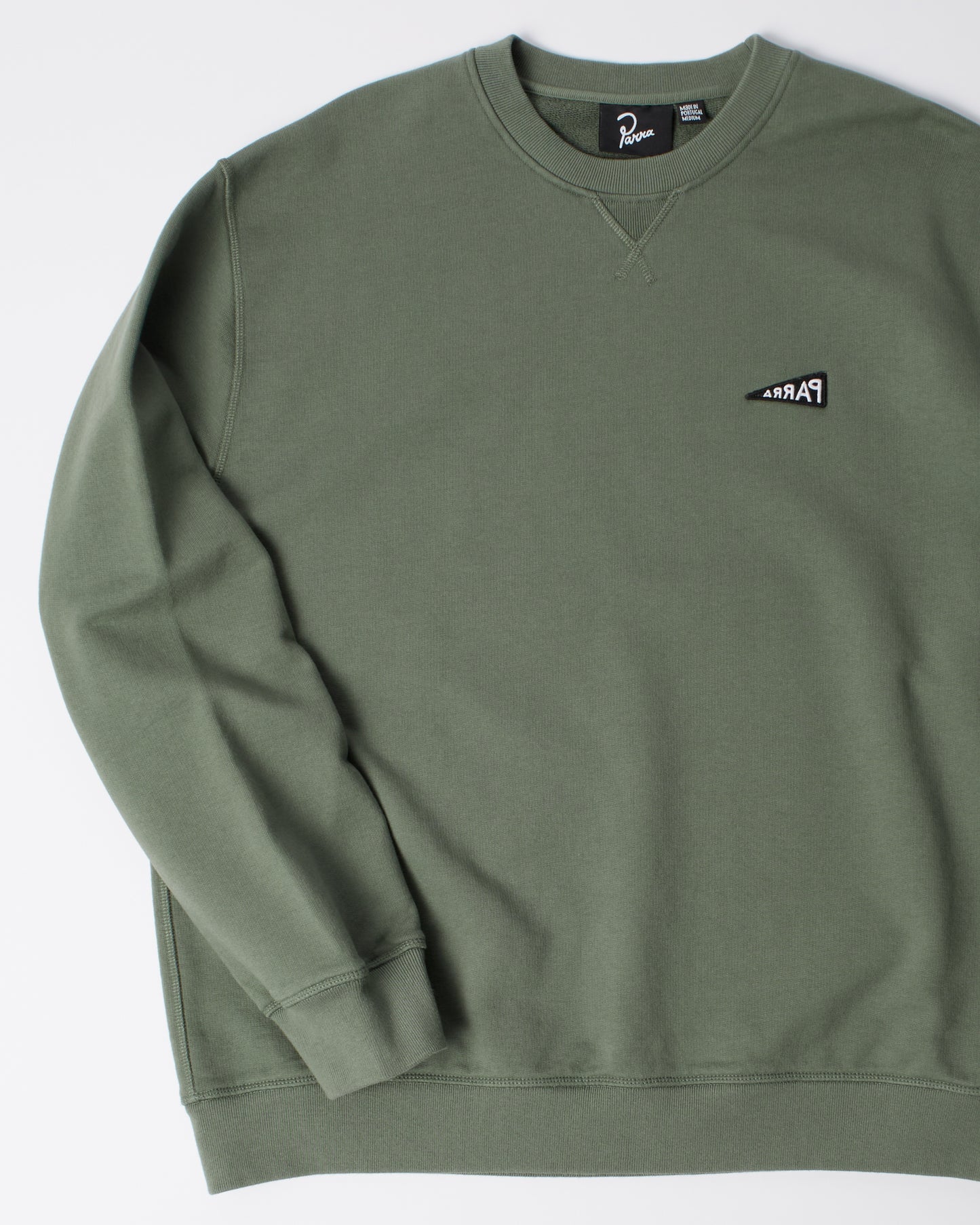 Flag Logo Crewneck Sweatshirt - Green