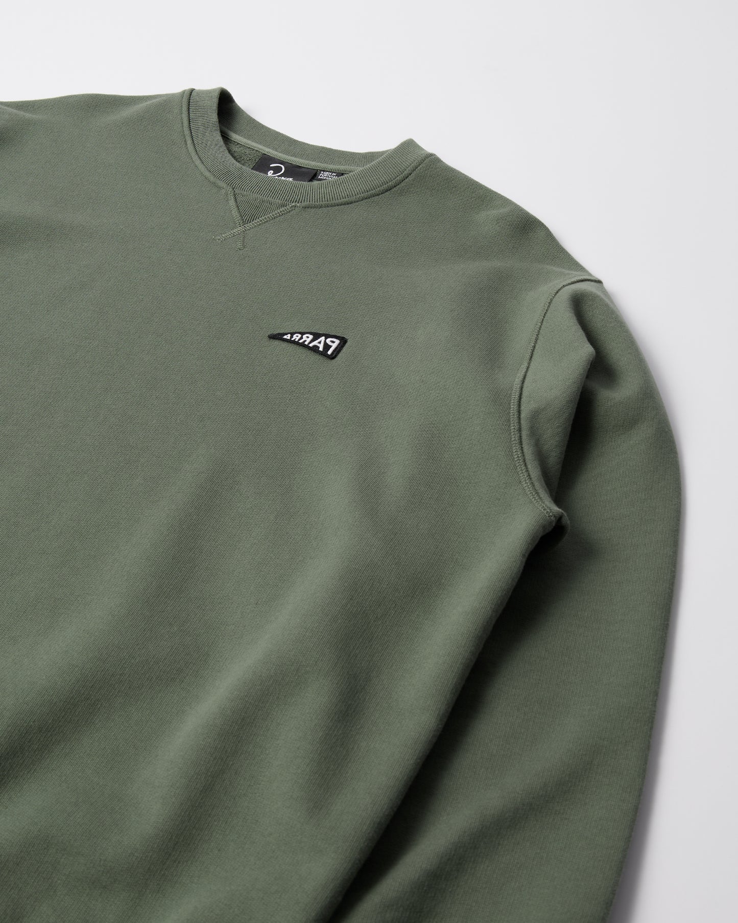 Flag Logo Crewneck Sweatshirt - Green