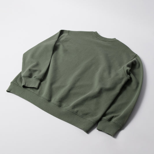 Flag Logo Crewneck Sweatshirt - Green