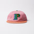 Slanted P 6 Panel Hat - Pink