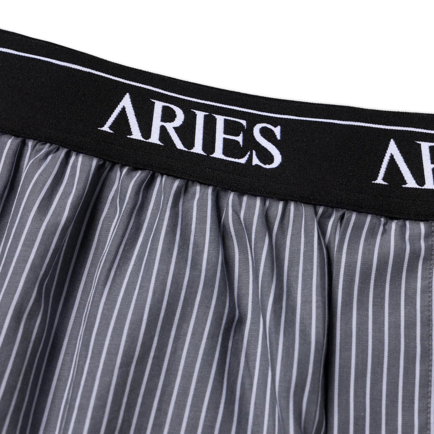 Stripe Poplin Classic Boxer Shorts - Blue