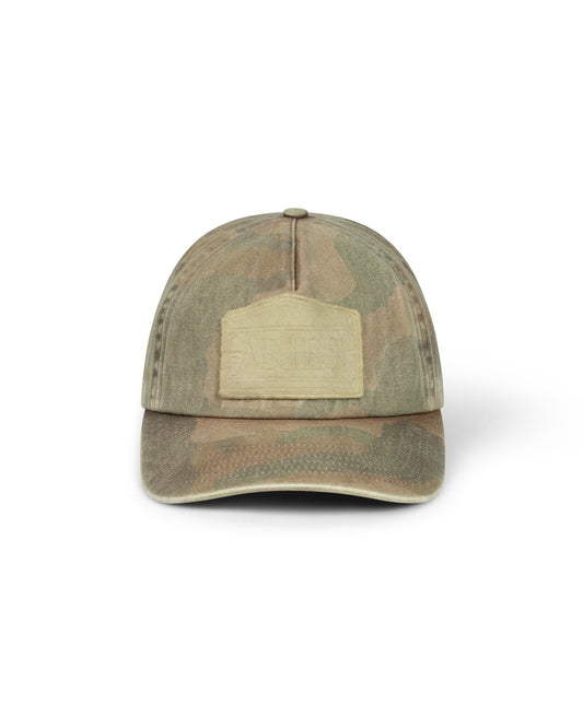 Camo Temple Cap - Olive