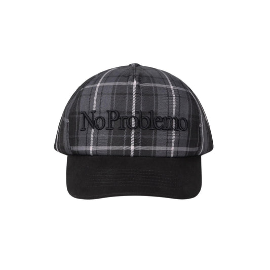 Plaid Cap - Black