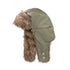 Aurora Tex Fur Flight Cap - Overdyed Green