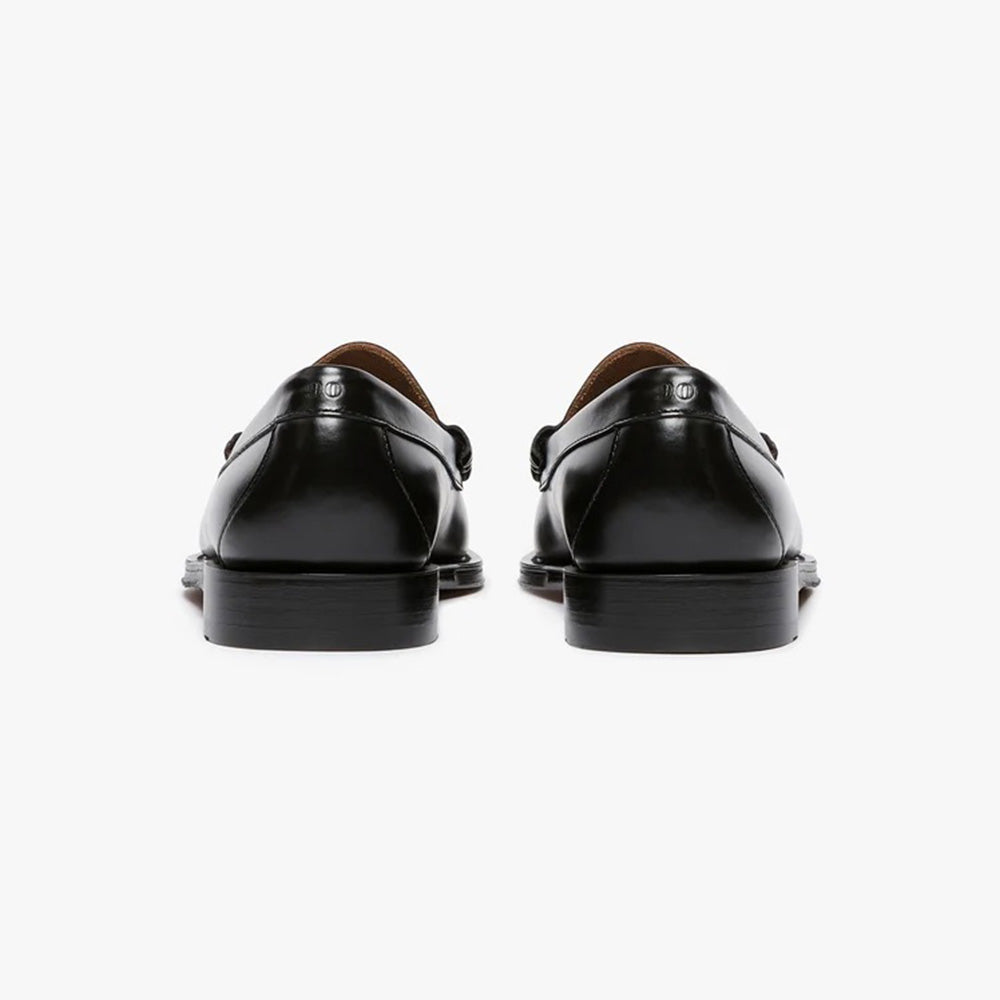 Weejun Anniversary Larson Penny Loafers - Black Leather