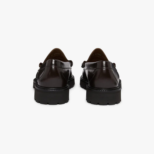 Mens Weejun 90 Larson Penny Loafers - Chocolate Leather
