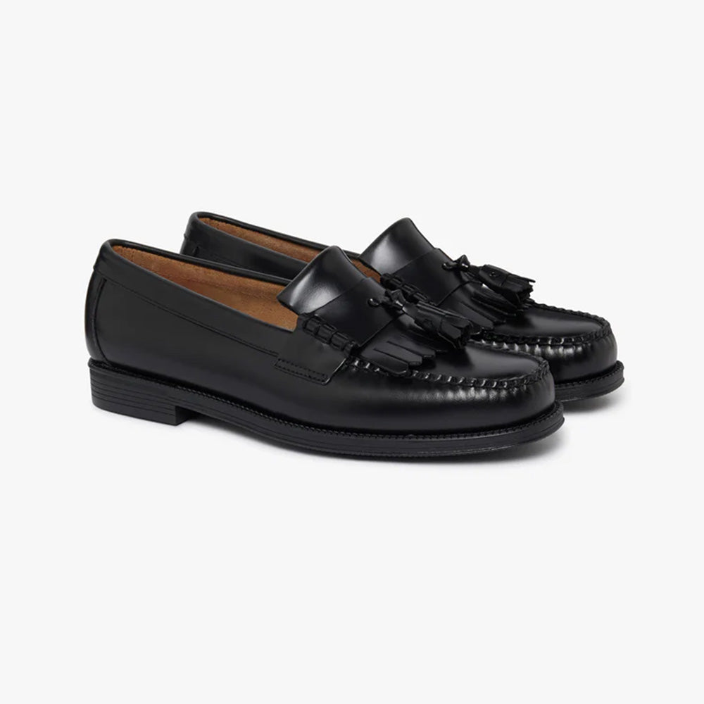 Mens Easy Weejun Layton II Kiltie - Black Leather