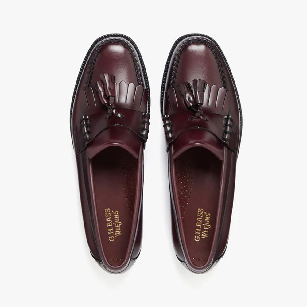 Mens Easy Weejun Layton II Kiltie - Wine Leather