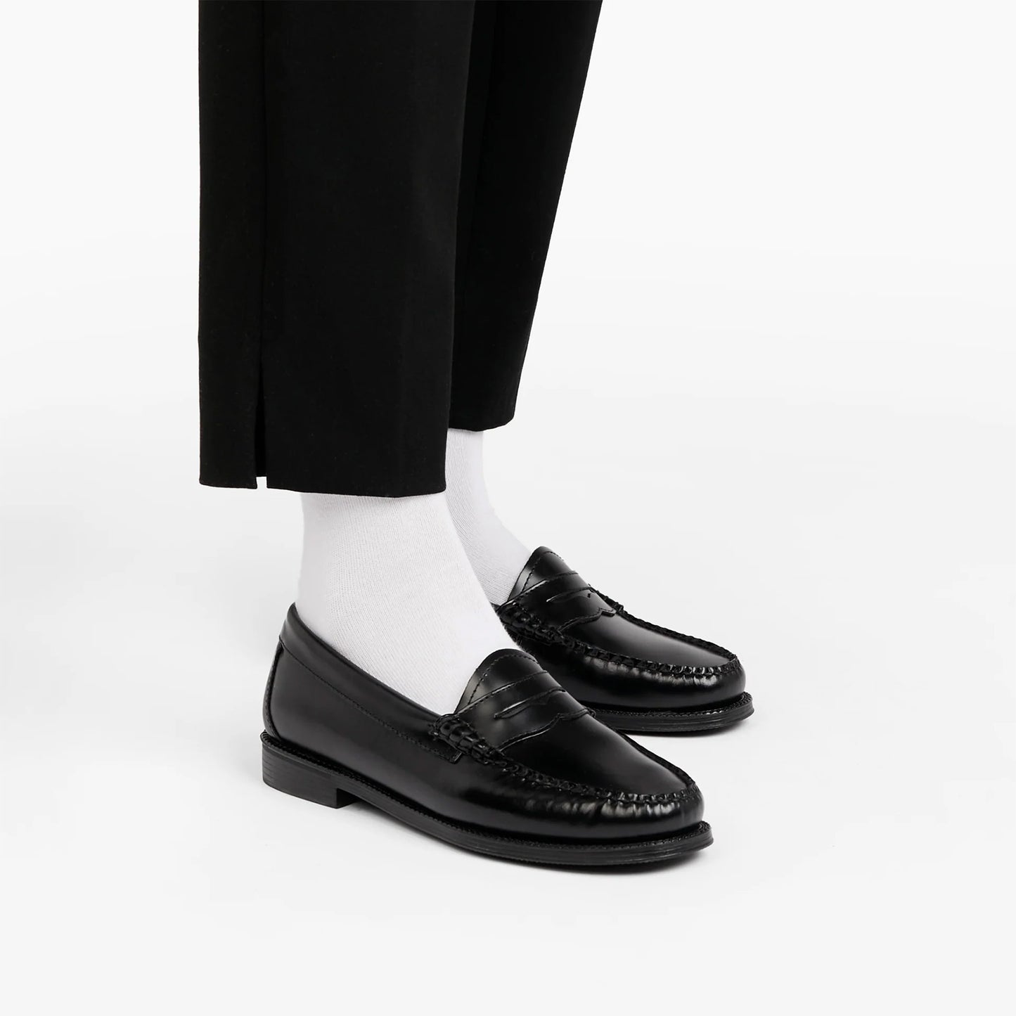 Women's Weejun II Penny Loafers - Black Leather