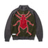 Beetle Zip-Thru Knit Sweater - Olive