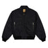 Embroidered 3D Flight Jacket - Black