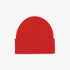Merino Wool Beanie - Red Tangerine