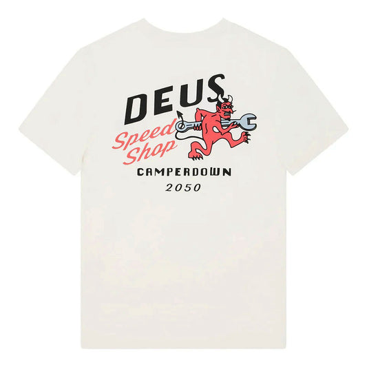 Dogleg Tee - Dirty White
