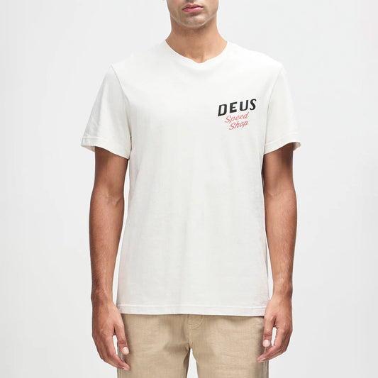 Dogleg Tee - Dirty White