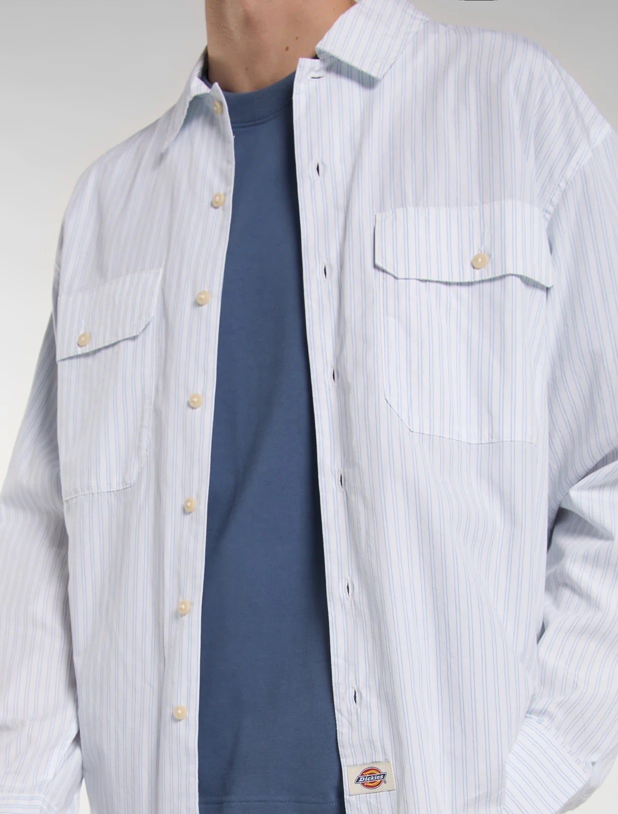 Supima LS Work Shirt - White