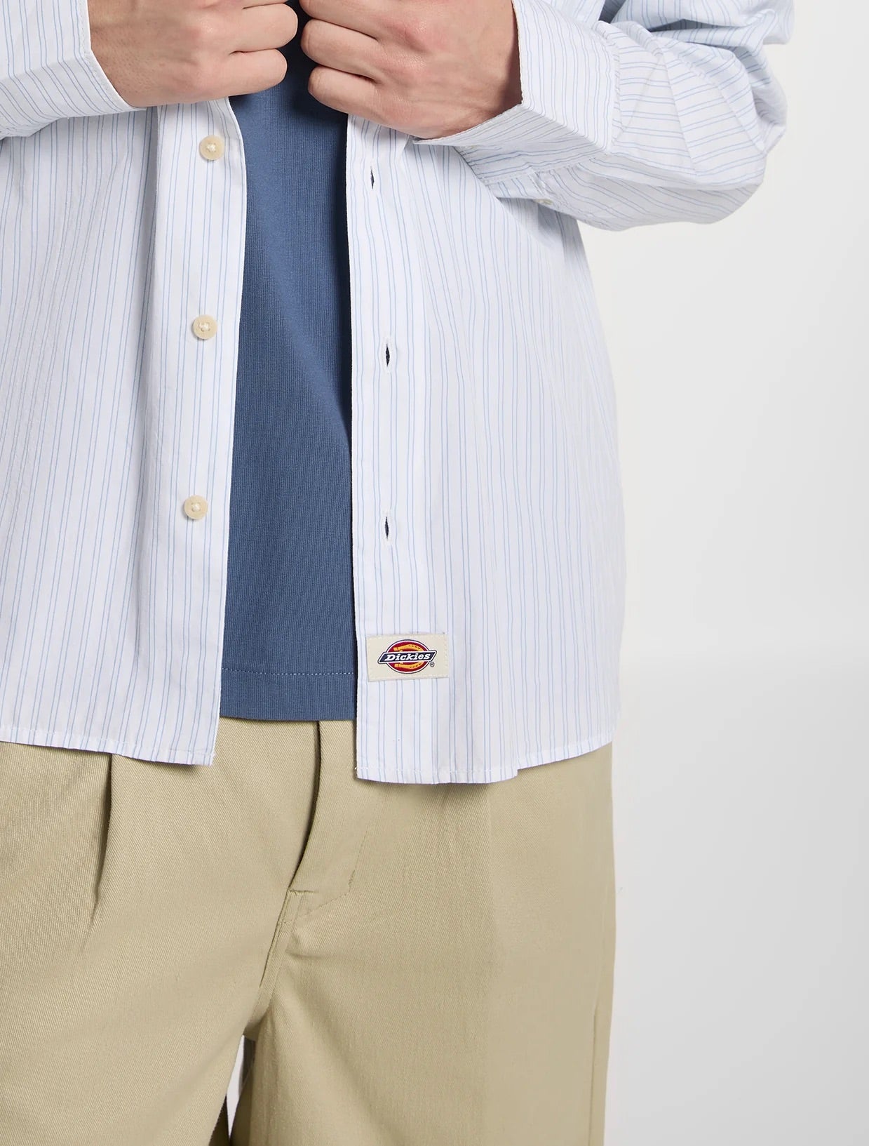 Supima LS Work Shirt - White