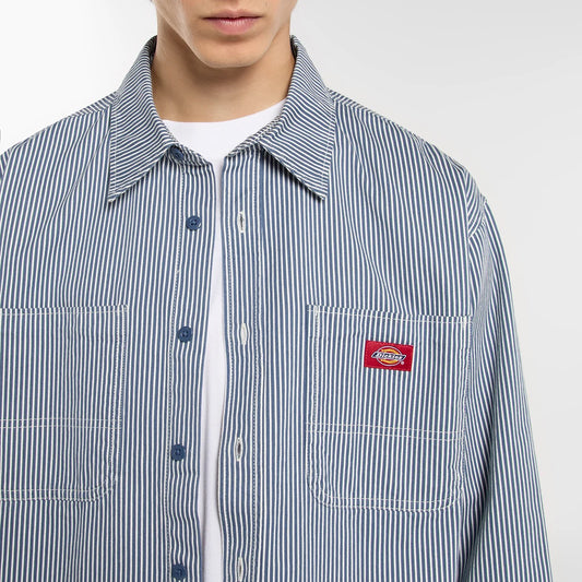 Hickory LS Work Shirt - Retro Indigo