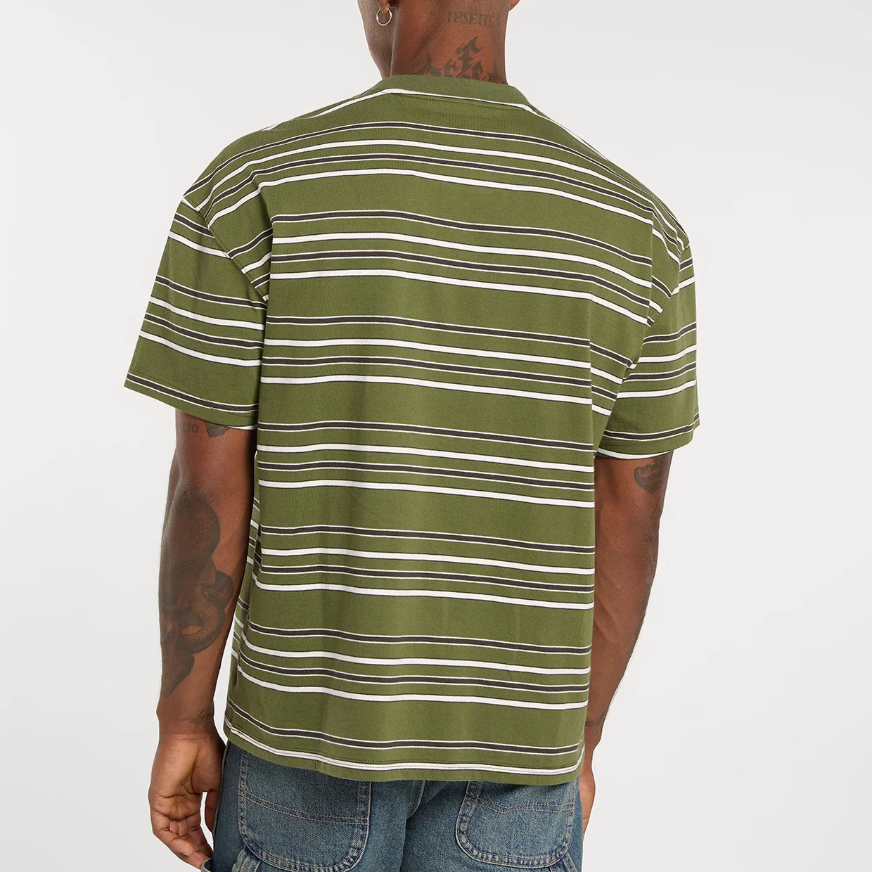 East Liberty Stripe SS Tee - Cypress
