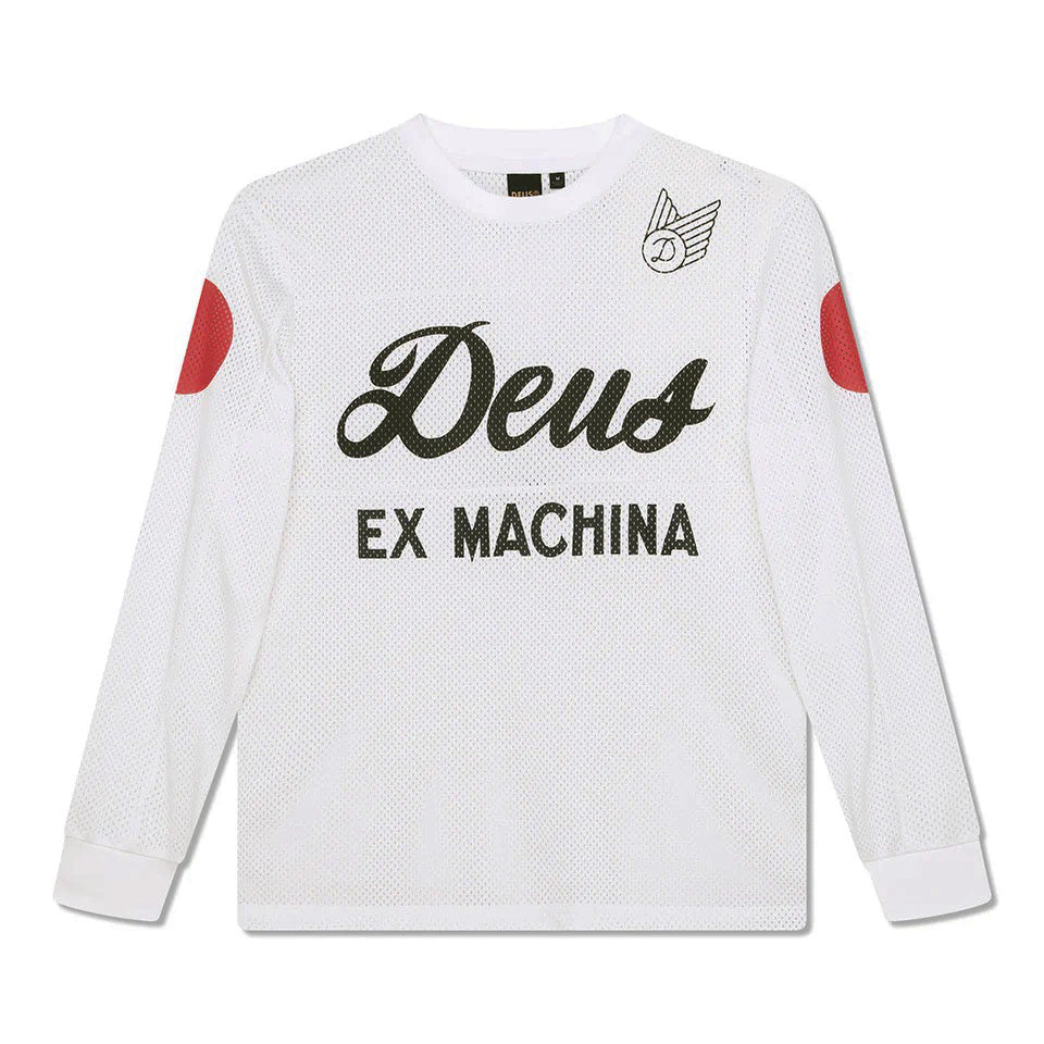 Saber Moto Jersey 26 - Vintage White