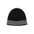 Diagonal Pattern Beanie - Black