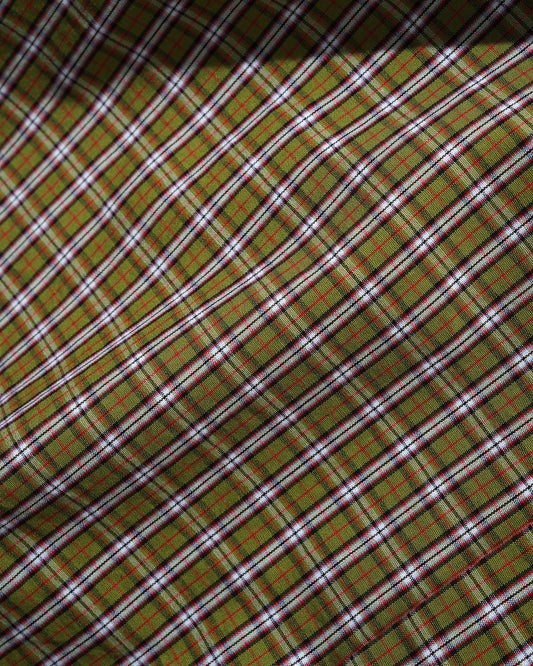 Equipment S/S Shirt - Lime / Red