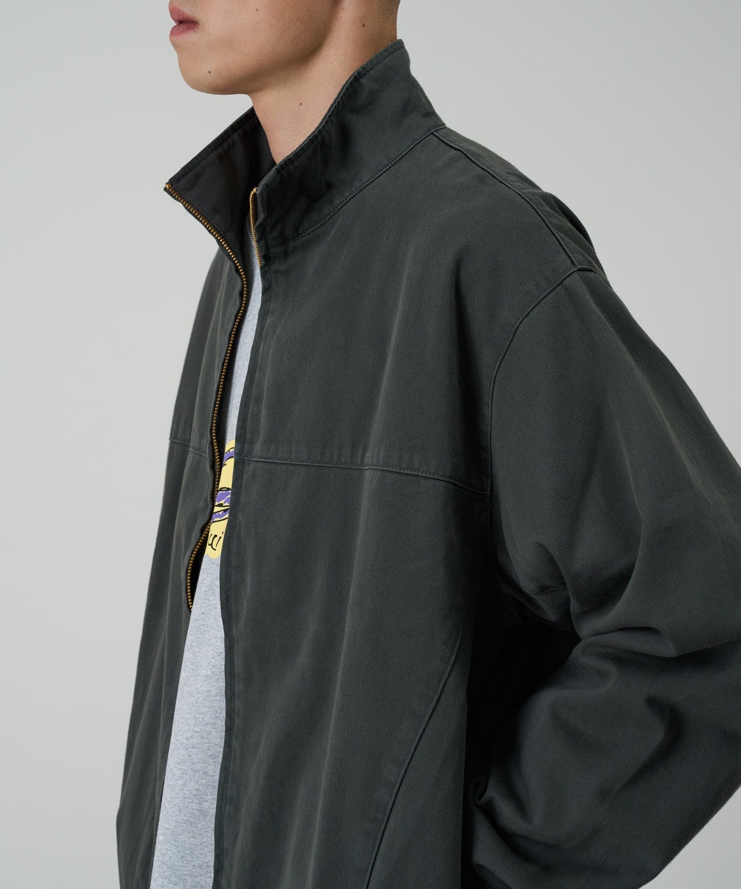 Twill-Around Jacket - Smokey Grey