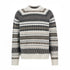 Hase Fair Isle Crew Neck Jumper - Whisper White