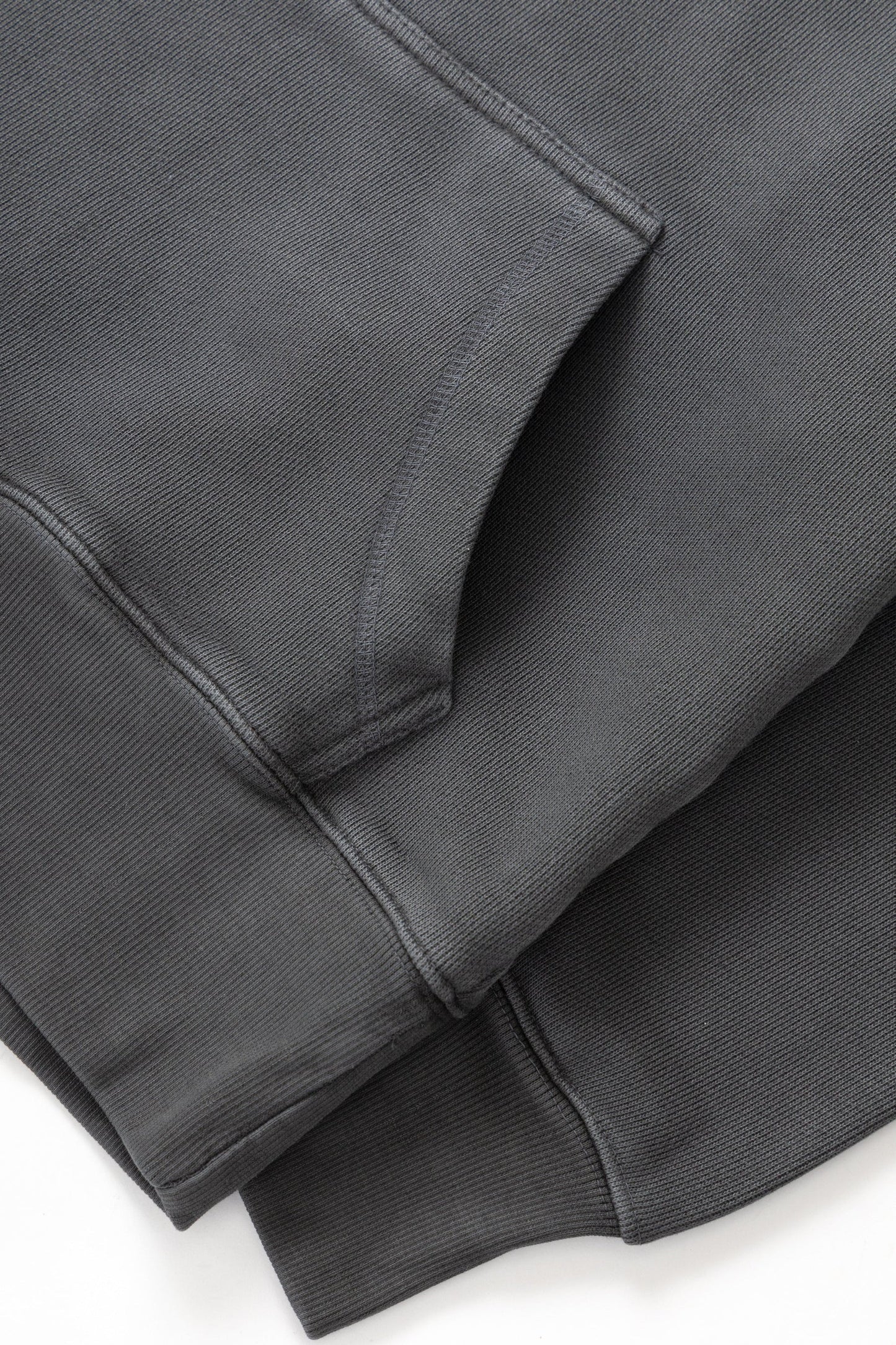 Loopback Hoodie - Washed Black