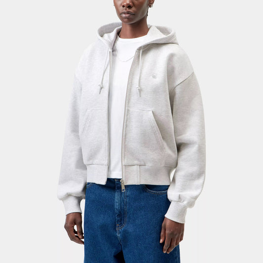 Women's Casey Hooded Jacket - Ash Heather / Silver