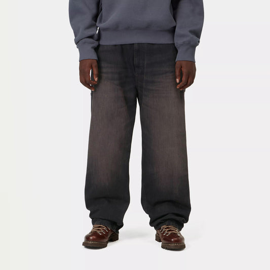 OG Single Knee Pant - Black tobacco used wash