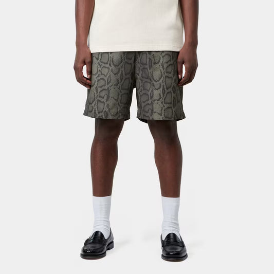 Slater Swim Trunks, Snake Camo - Leaf