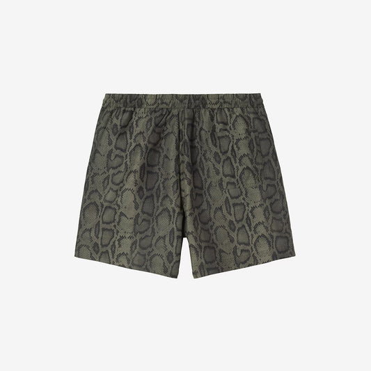 Slater Swim Trunks, Snake Camo - Leaf