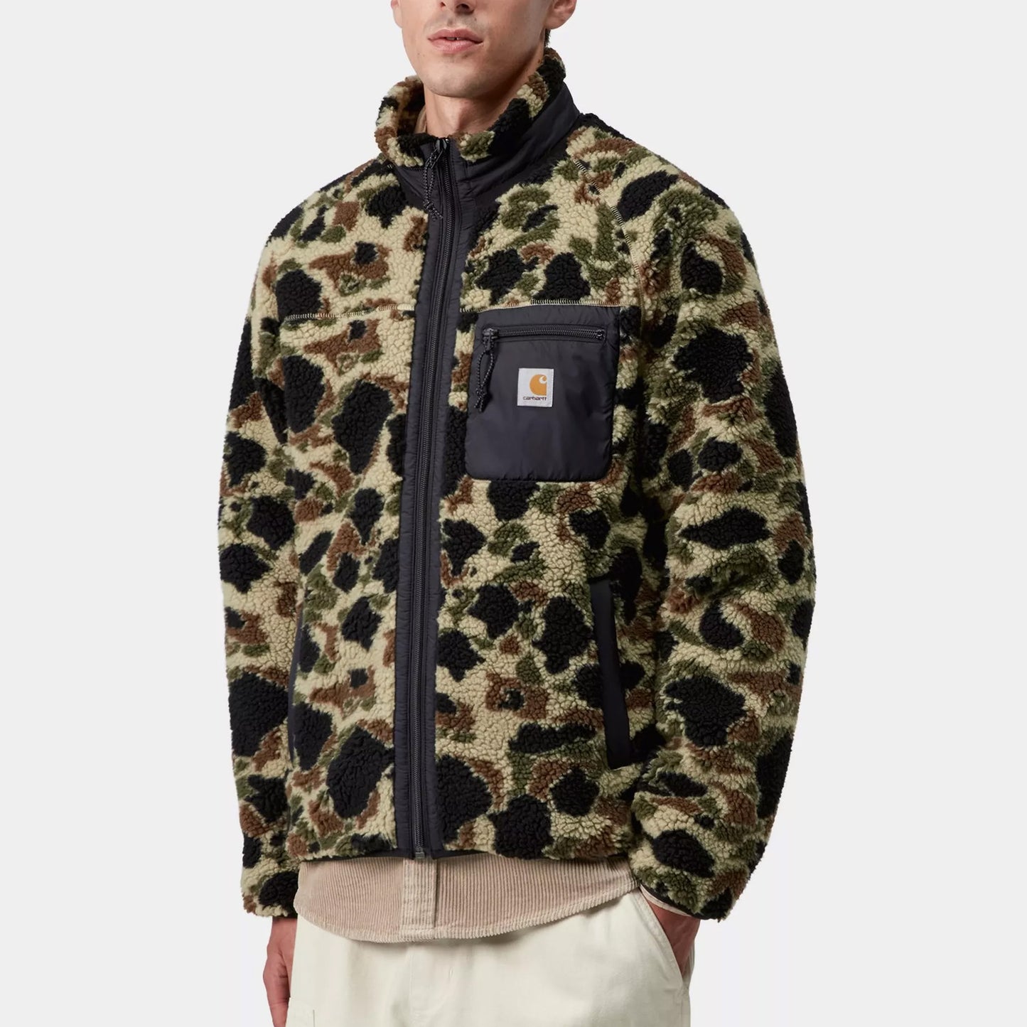 Prentis Liner - Camo Duck Jacquard, Green / Black