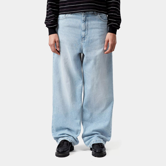 W' Brandon Pant - Blue, Heavy Worn Bleached