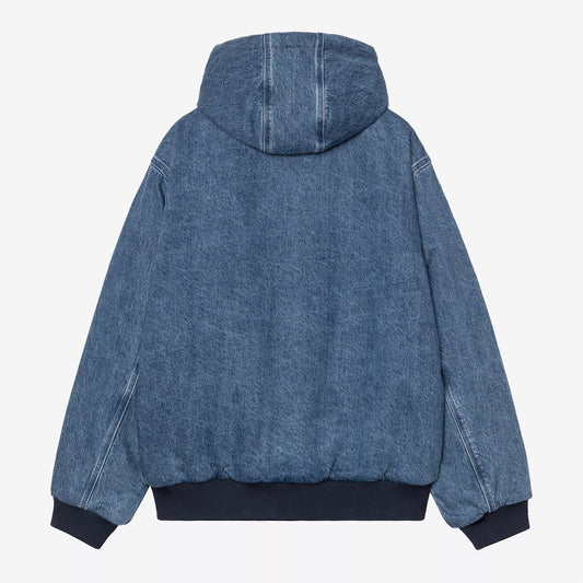50 Years Anniversary OG Active Jacket Denim - Blue / USA Red (Stone Bleached)