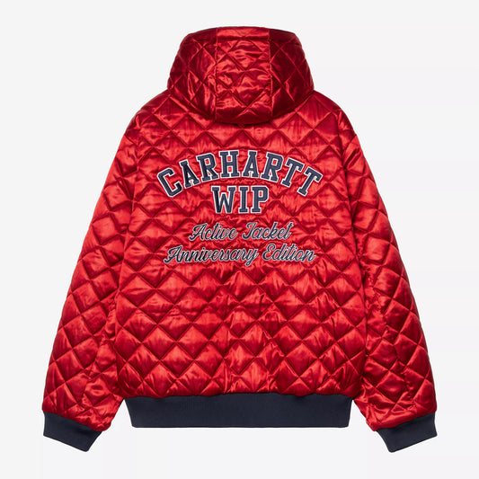 50 Years Anniversary OG Active Jacket Denim - Blue / USA Red (Stone Bleached)